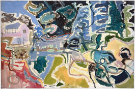Patrick Heron: [Little Parc Owles from the Garden]